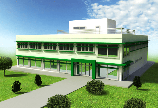 SERVISBAL Obaly s.r.o. - 3D model of a new building