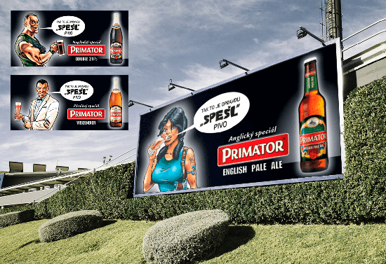 PRIMÁTOR a.s. – special beers advertising campaign